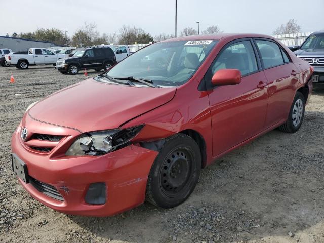 2T1BU4EE1BC595877 - 2011 TOYOTA COROLLA BASE RED photo 1