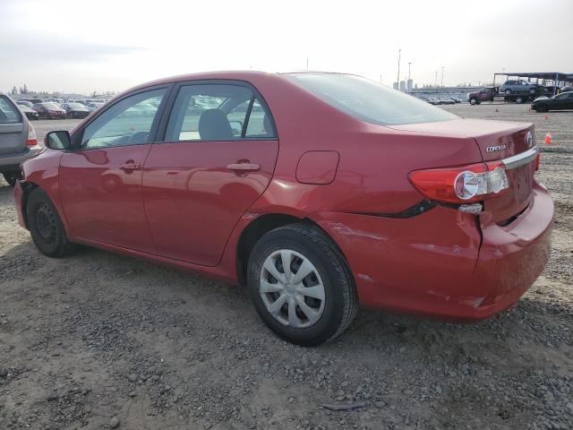 2T1BU4EE1BC595877 - 2011 TOYOTA COROLLA BASE RED photo 2