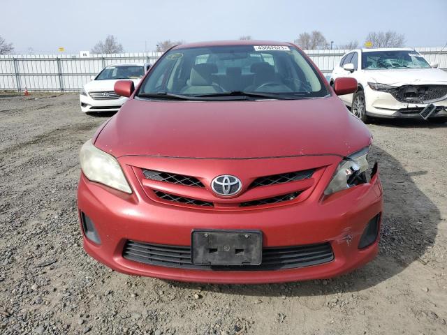2T1BU4EE1BC595877 - 2011 TOYOTA COROLLA BASE RED photo 5