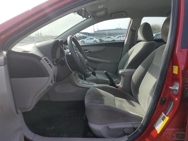 2T1BU4EE1BC595877 - 2011 TOYOTA COROLLA BASE RED photo 7