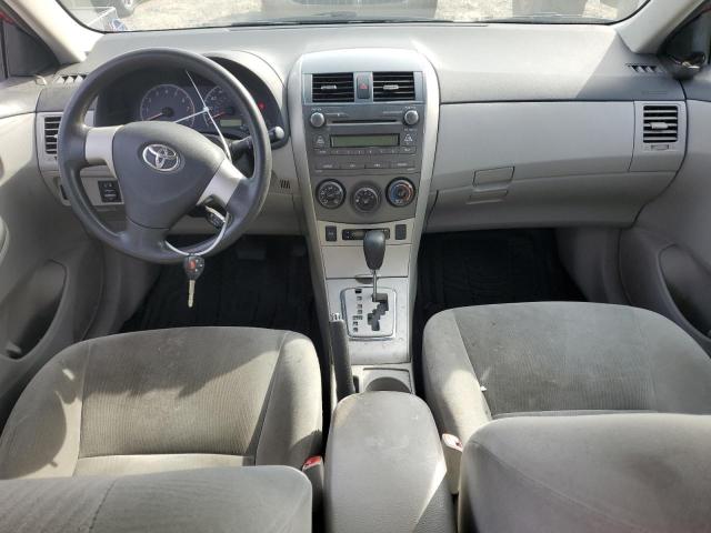 2T1BU4EE1BC595877 - 2011 TOYOTA COROLLA BASE RED photo 8