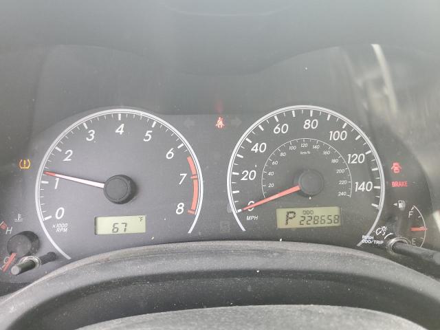 2T1BU4EE1BC595877 - 2011 TOYOTA COROLLA BASE RED photo 9