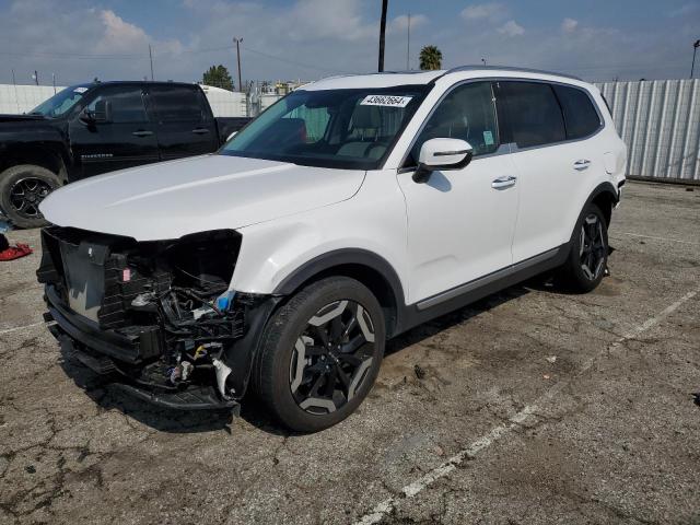 5XYP6DGC3PG328182 - 2023 KIA TELLURIDE S WHITE photo 1