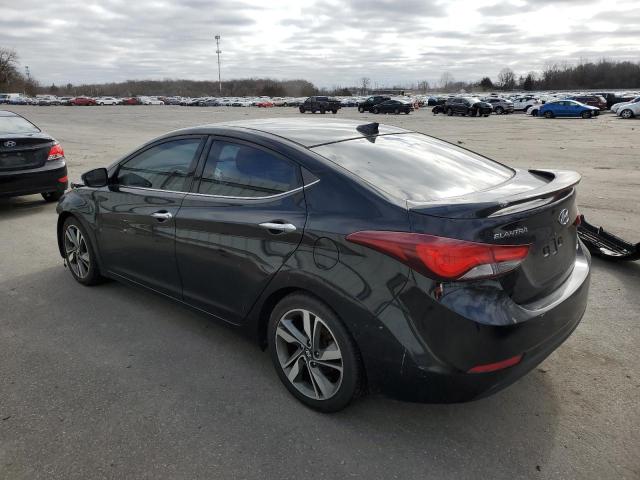 KMHDH4AEXFU299330 - 2015 HYUNDAI ELANTRA SE BLACK photo 2