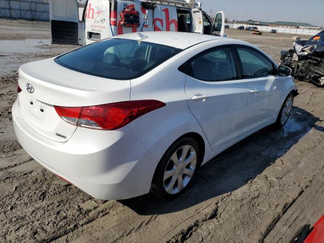 5NPDH4AE9CH112587 - 2012 HYUNDAI ELANTRA GLS WHITE photo 3