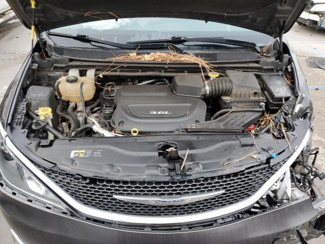 2C4RC1BG0HR675928 - 2017 CHRYSLER PACIFICA TOURING L გრაფიტი ფოტო 12