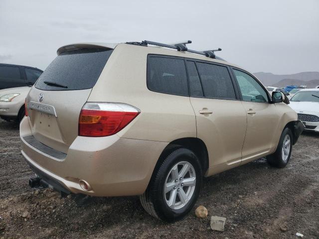 5TDZA3EH3AS001226 - 2010 TOYOTA HIGHLANDER GOLD photo 3