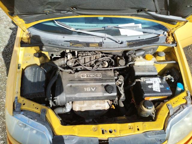 KL1TD62655B477807 - 2005 CHEVROLET AVEO BASE Sarı foto 11