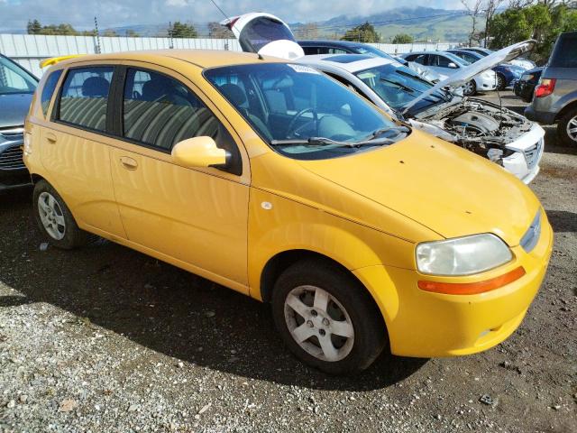 KL1TD62655B477807 - 2005 CHEVROLET AVEO BASE Sarı foto 4