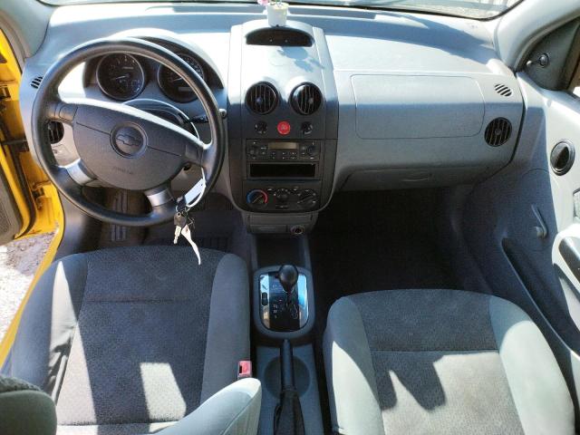 KL1TD62655B477807 - 2005 CHEVROLET AVEO BASE Sarı foto 8