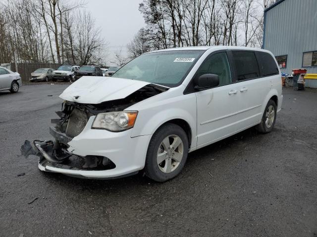 2C4RDGBG7ER244420 - 2014 DODGE GRAND CARA SE WHITE photo 1