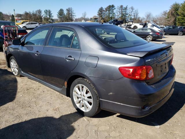 1NXBU4EEXAZ379460 - 2010 TOYOTA COROLLA BASE GRAY photo 2