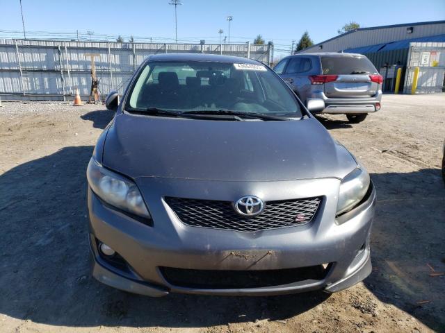1NXBU4EEXAZ379460 - 2010 TOYOTA COROLLA BASE GRAY photo 5