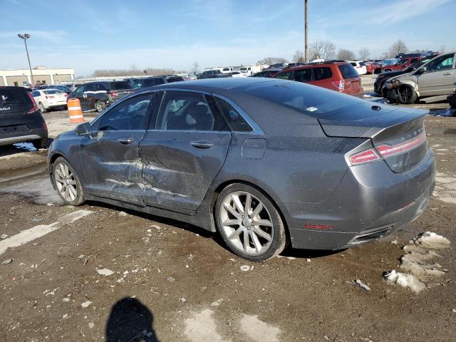 3LN6L2G96ER830048 - 2014 LINCOLN MKZ GRAY photo 2