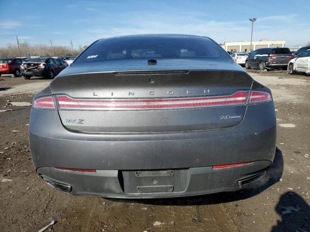 3LN6L2G96ER830048 - 2014 LINCOLN MKZ GRAY photo 6