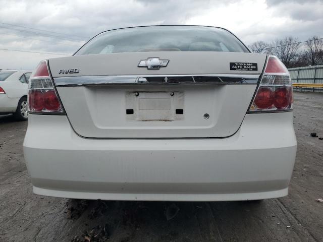 KL1TD566X7B117777 - 2007 CHEVROLET AVEO BASE WHITE photo 6