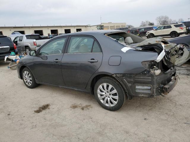 2T1BU4EE8DC088963 - 2013 TOYOTA COROLLA BASE GRAY photo 2