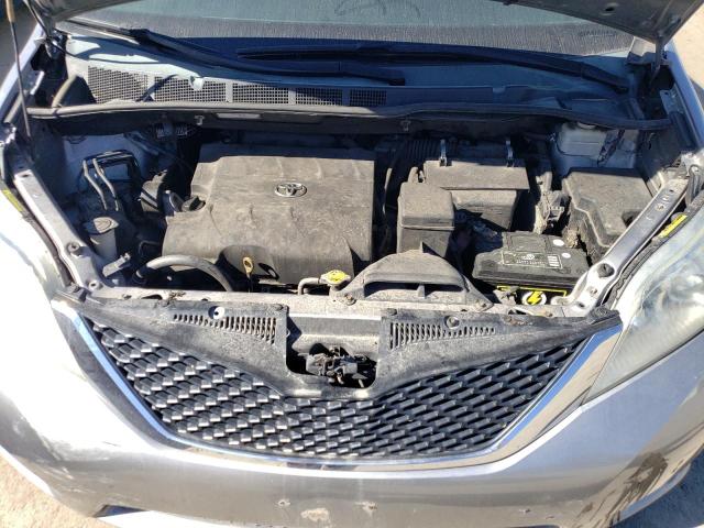 5TDDK3DCXBS021875 - 2011 TOYOTA SIENNA XLE SILVER photo 11