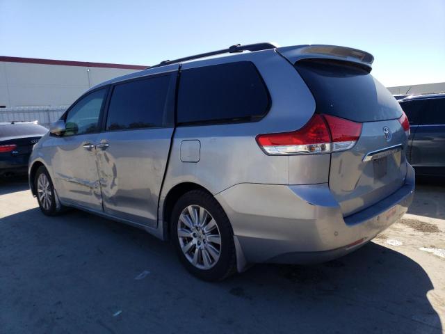 5TDDK3DCXBS021875 - 2011 TOYOTA SIENNA XLE SILVER photo 2