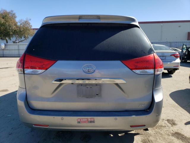 5TDDK3DCXBS021875 - 2011 TOYOTA SIENNA XLE SILVER photo 6