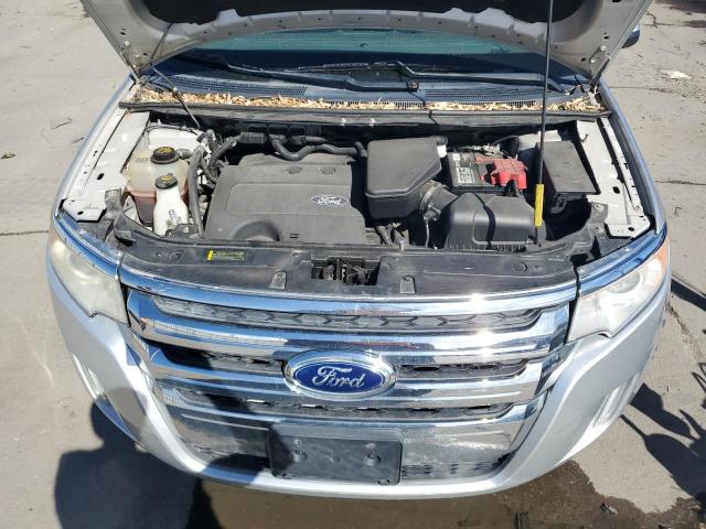 2FMDK3JC0BBB67347 - 2011 FORD EDGE SEL SILVER photo 12