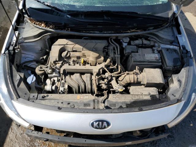 3KPA24AD1LE307163 - 2020 KIA RIO LX SILVER photo 11