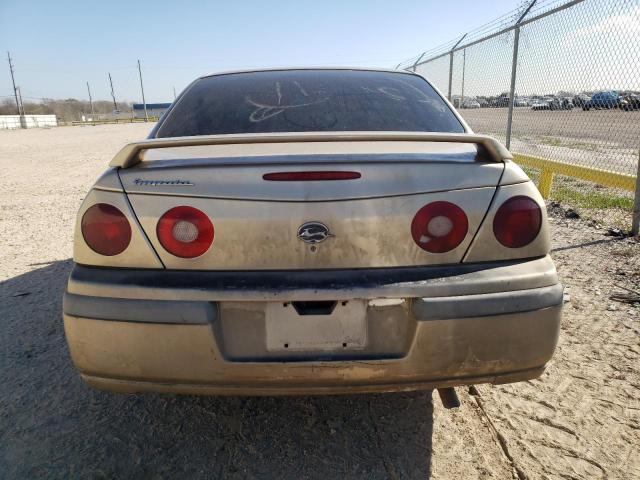 2G1WF52E949382788 - 2004 CHEVROLET IMPALA BEIGE photo 6