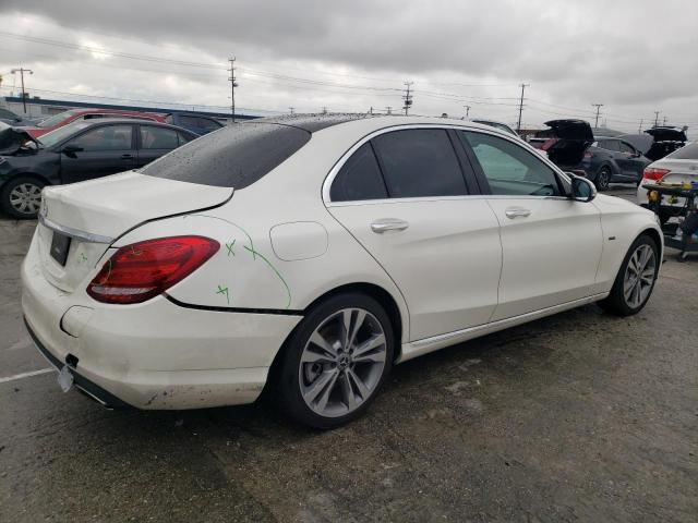 55SWF4HB8JU270424 - 2018 MERCEDES-BENZ C 350E WHITE photo 3