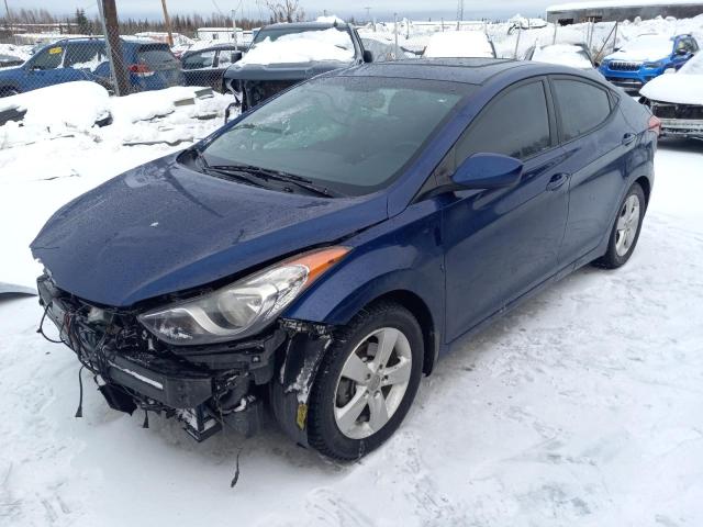 KMHDH4AE7DU783713 - 2013 HYUNDAI ELANTRA GLS BLUE photo 1