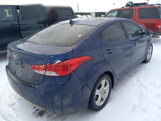 KMHDH4AE7DU783713 - 2013 HYUNDAI ELANTRA GLS BLUE photo 3