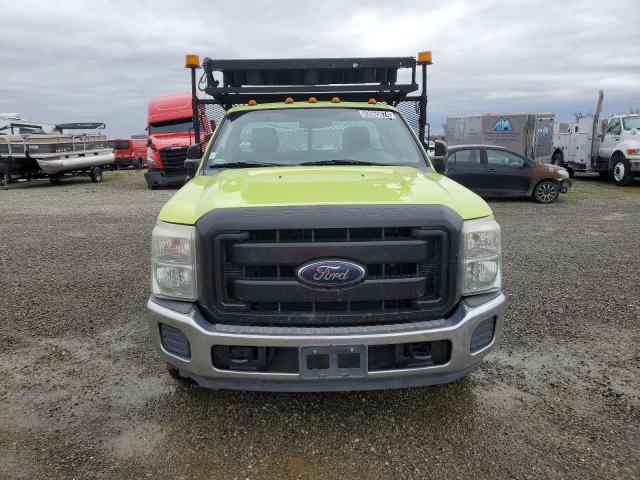 1FDRF3G61CEB93280 - 2012 FORD F350 SUPER DUTY GREEN photo 5