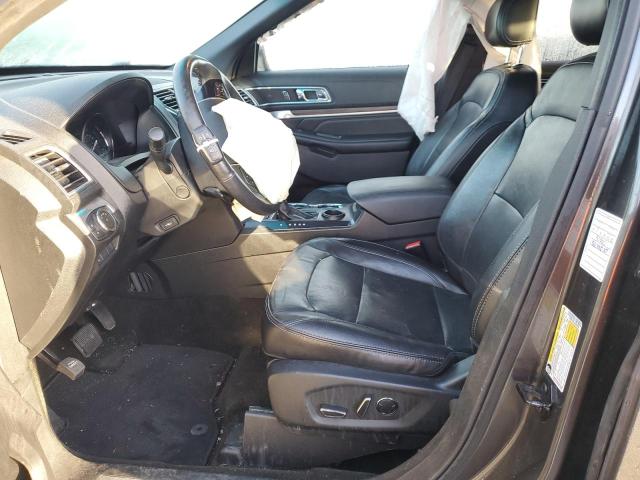 1FM5K7F84GGA88358 - 2016 FORD EXPLORER LIMITED GRAY photo 7