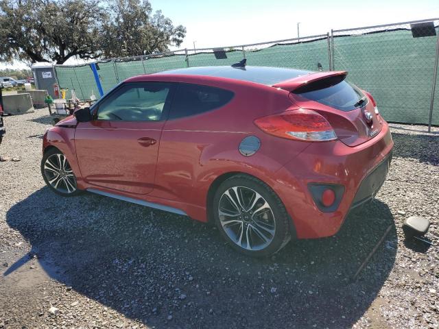 KMHTC6AE4GU274706 - 2016 HYUNDAI VELOSTER TURBO RED photo 2