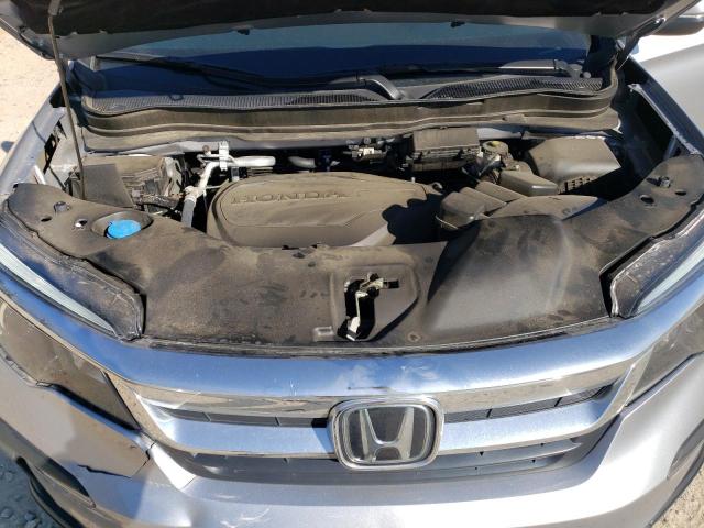 5FNYF5H57NB014940 - 2022 HONDA PILOT EXL SILVER photo 12