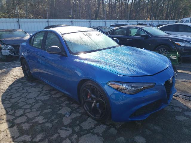 ZARFAMBN9K7605593 - 2019 ALFA ROMEO GIULIA TI BLUE photo 4