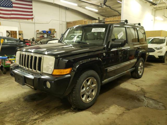 1J8HG58296C269017 - 2006 JEEP COMMANDER LIMITED BLACK photo 1