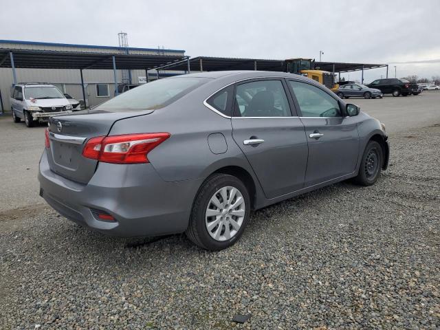 3N1AB7AP5KY313172 - 2019 NISSAN SENTRA S GRAY photo 3