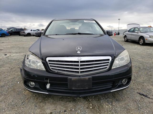 WDDGF5EBXBA501095 - 2011 MERCEDES-BENZ C 300 BLACK photo 5