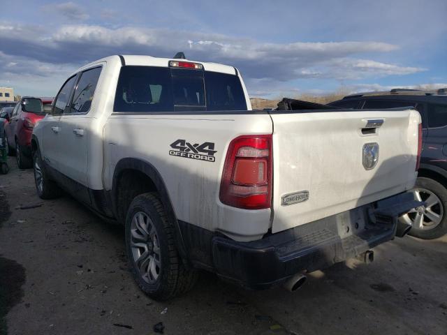 1C6SRFKT3KN627944 - 2019 RAM 1500 LONGHORN WHITE photo 2