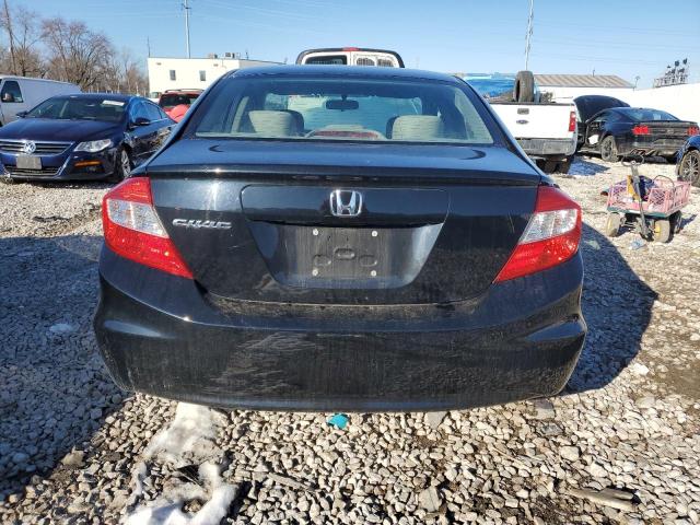 19XFB2F58CE049753 - 2012 HONDA CIVIC LX BLACK photo 6