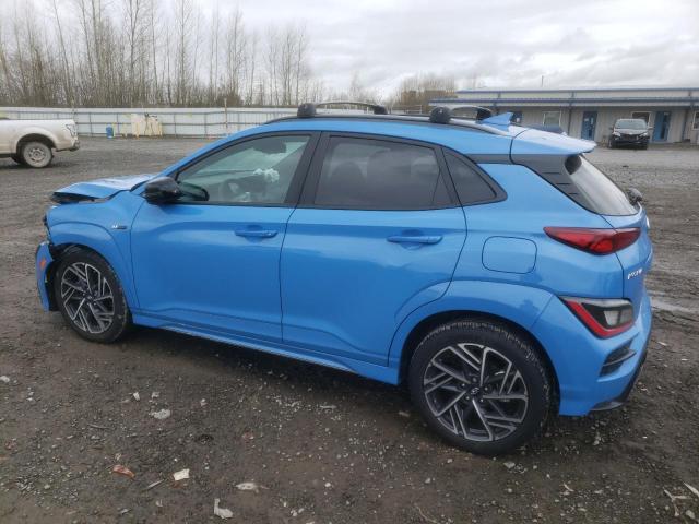 KM8K3CA38PU948140 - 2023 HYUNDAI KONA N LINE BLUE photo 2