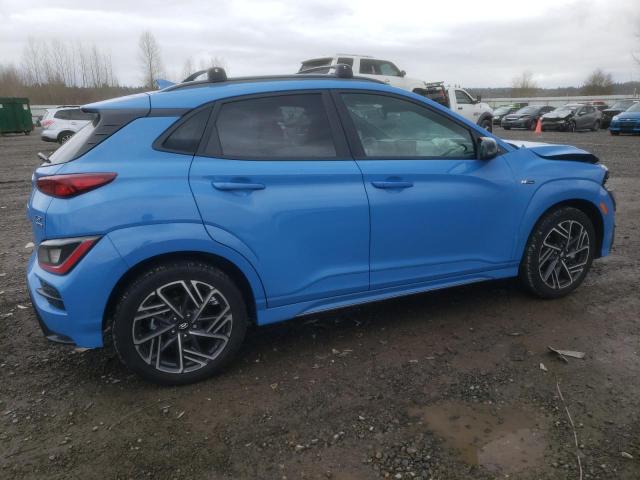 KM8K3CA38PU948140 - 2023 HYUNDAI KONA N LINE BLUE photo 3