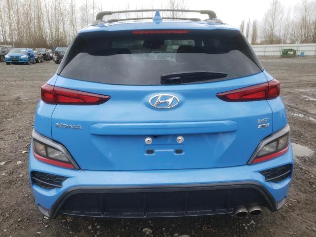 KM8K3CA38PU948140 - 2023 HYUNDAI KONA N LINE BLUE photo 6