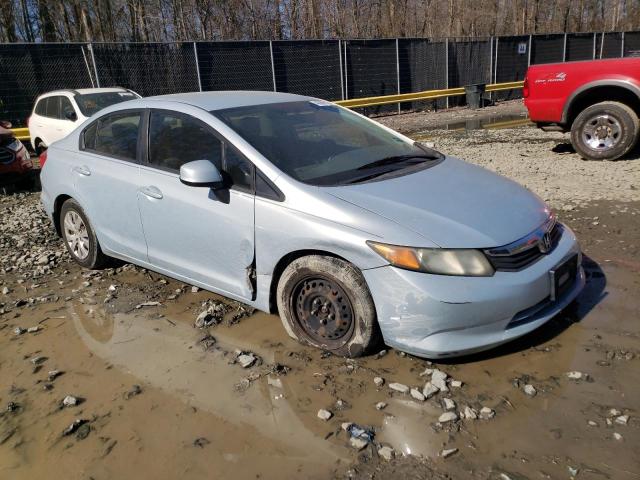 2HGFB2F59CH512134 - 2012 HONDA CIVIC LX BLUE photo 4