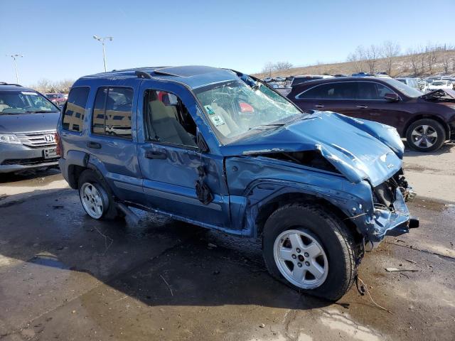 1J4GL48K45W515066 - 2005 JEEP LIBERTY SPORT BLUE photo 4