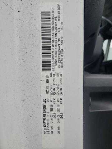 3C6TRVCG6EE104474 - 2014 RAM PROMASTER 2500 HIGH თეთრი ფოტო 13