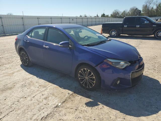 5YFBURHE8FP349892 - 2015 TOYOTA COROLLA L BLUE photo 4