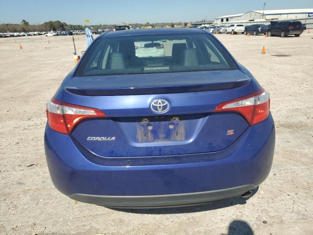 5YFBURHE8FP349892 - 2015 TOYOTA COROLLA L BLUE photo 6