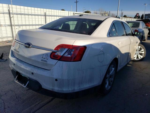 1FAHP2EW1AG114997 - 2010 FORD TAURUS SEL WHITE photo 3