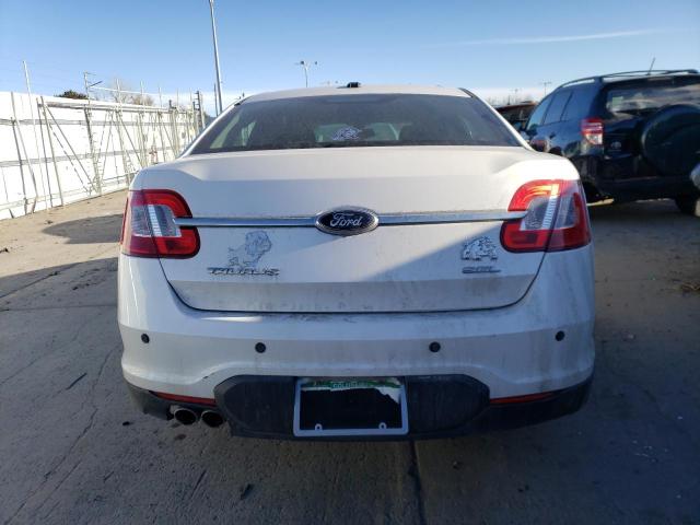 1FAHP2EW1AG114997 - 2010 FORD TAURUS SEL WHITE photo 6